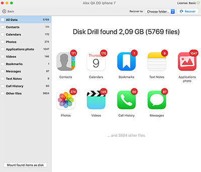 restore deleted files from ios