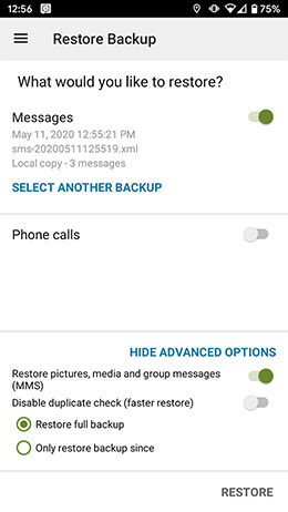 how to recover deleted messages on android