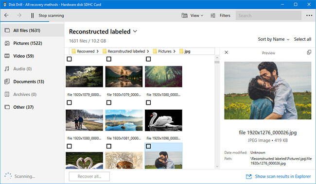 SDHC Card Recovery Software - Recover Lost Files For Free