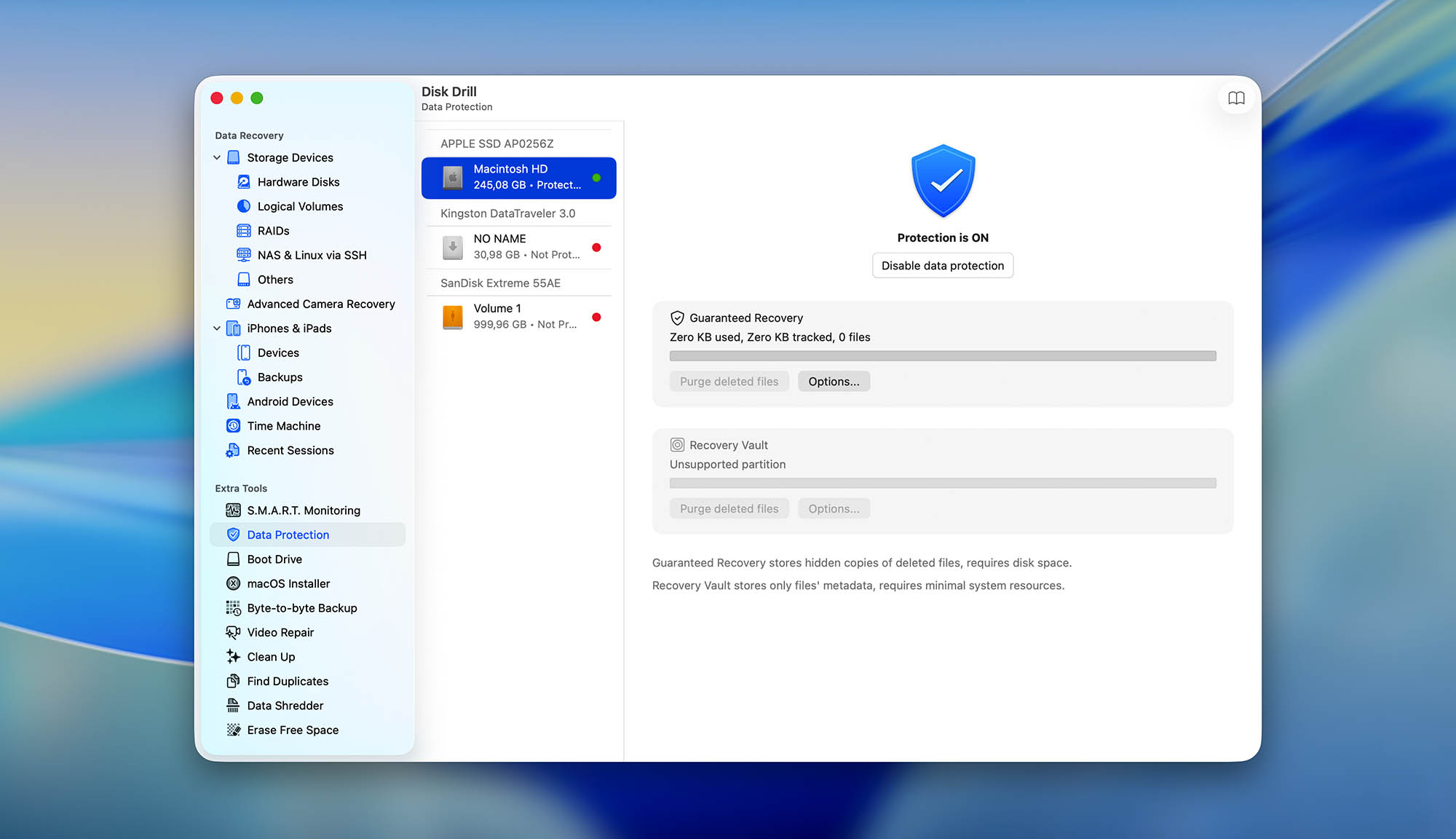 disk drill for mac data protection module