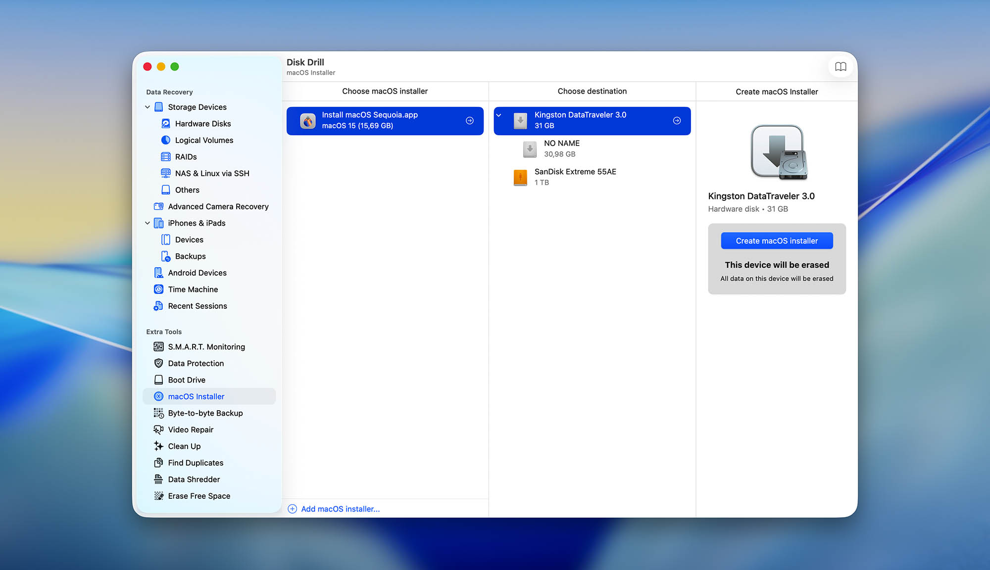 disk drill for mac macos installer module