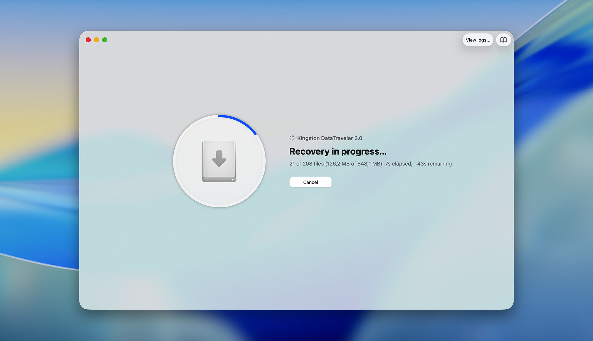 disk drill for mac recovery process