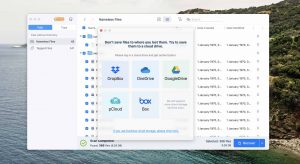 easeus data recovery selecting cloud drive