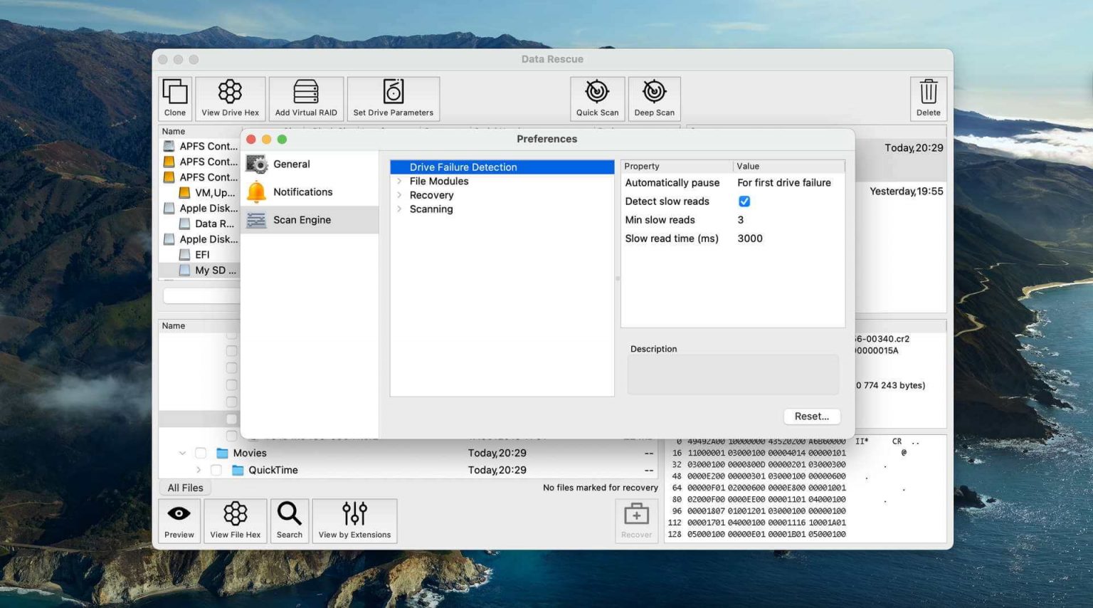 data rescue for mac screenshot data rescue for mac screenshot