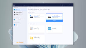 easeus data recovery wizard choose disk to scan