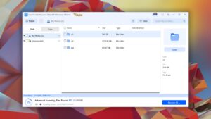 easeus data recovery wizard scanning process