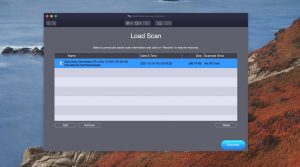 stellar data recovery load scan session