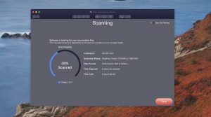 stellar data recovery scan process