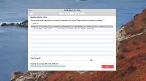 stellar data recovery video repair process
