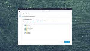minitool scan settings