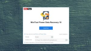 install minitool data recovery