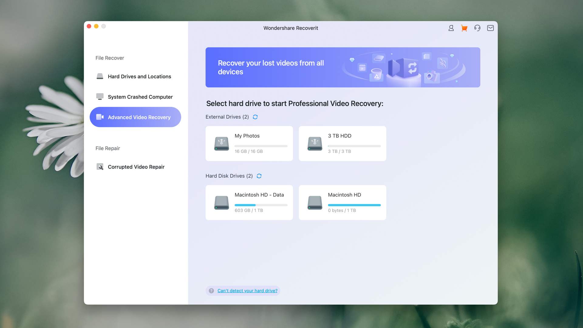 wondershare recoverit advanced video recovery macos