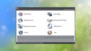 undeletemyfiles pro main window