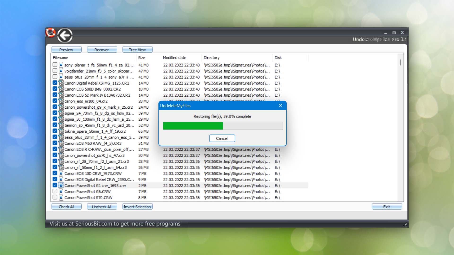 undeletemyfiles pro