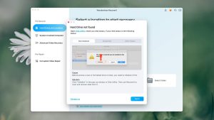 wondershare recoverit hard drive not found macos