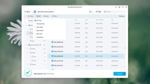 wondershare recoverit time filter macos