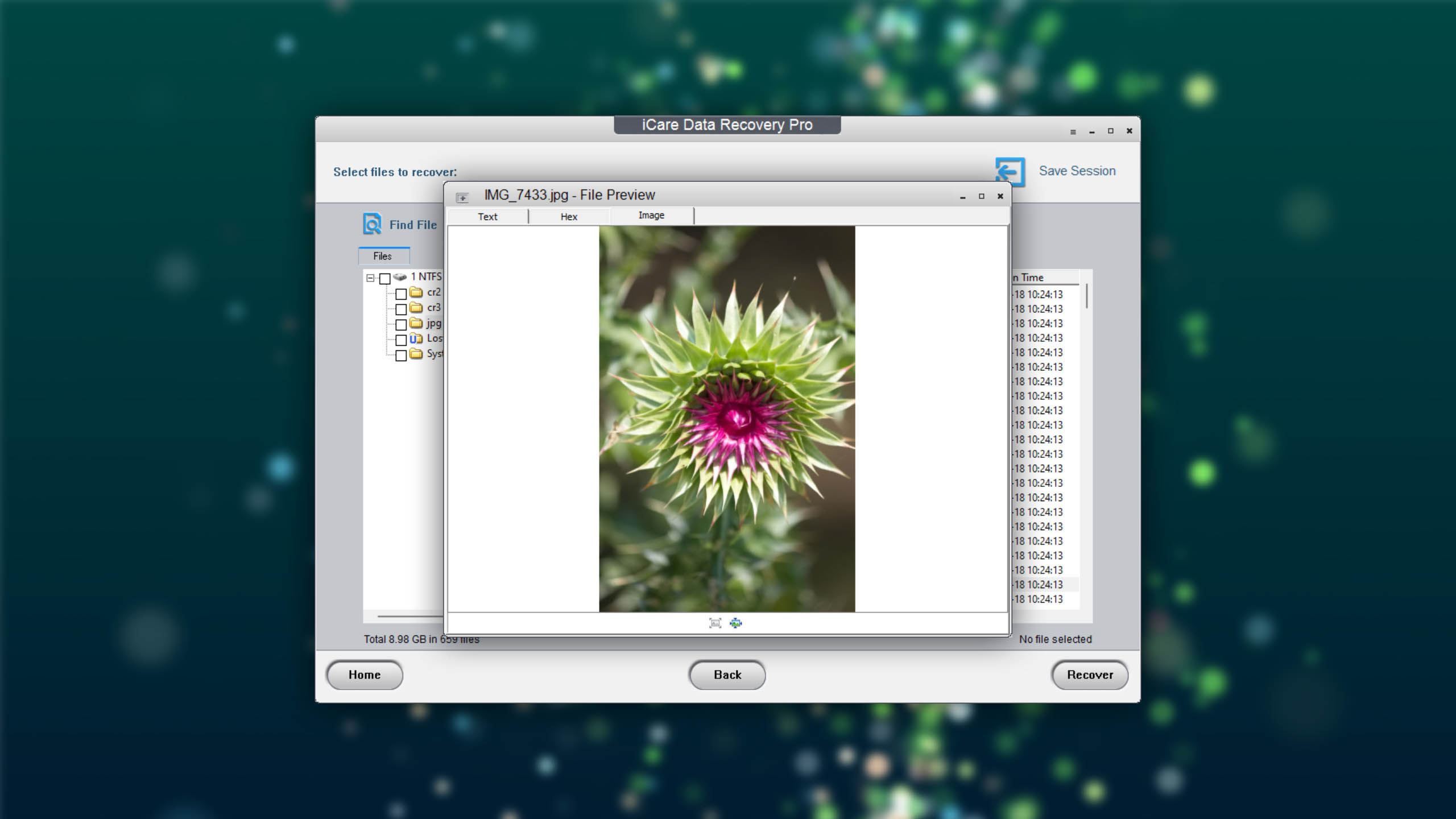 icare data recovery preview