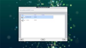 icare data recovery select partition for deep scan