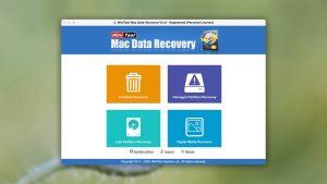 minitool mac data recovery main window