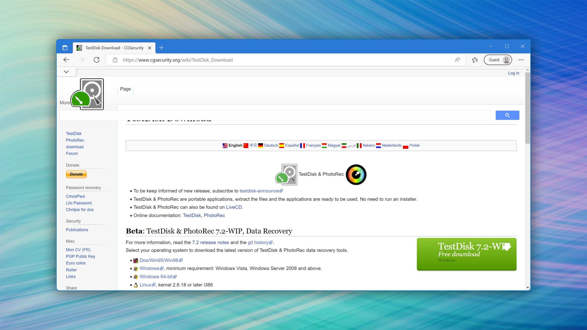 testdisk data recovery download testdisk data recovery download