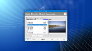 easy digital photo recovery preview found files