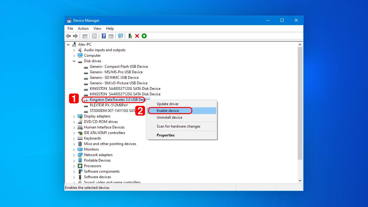 how to recover files from corrupted flash drive by enable device