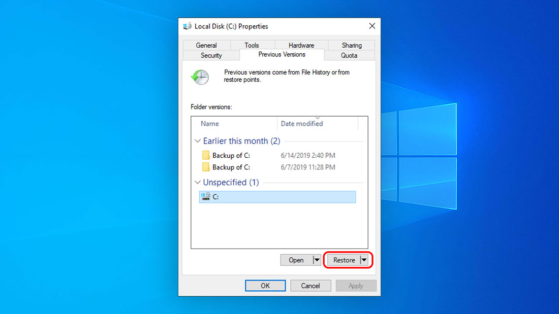 how to recover overwritten files in windows 7 via windows backup