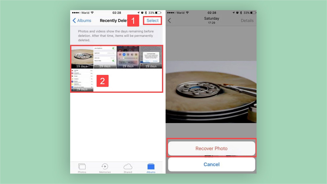 recover deleted photos from iphone