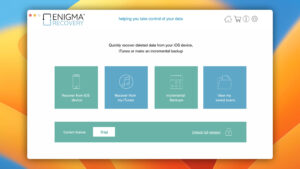 enigma recovery main window