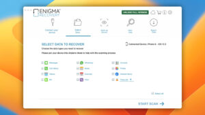 enigma recovery select data