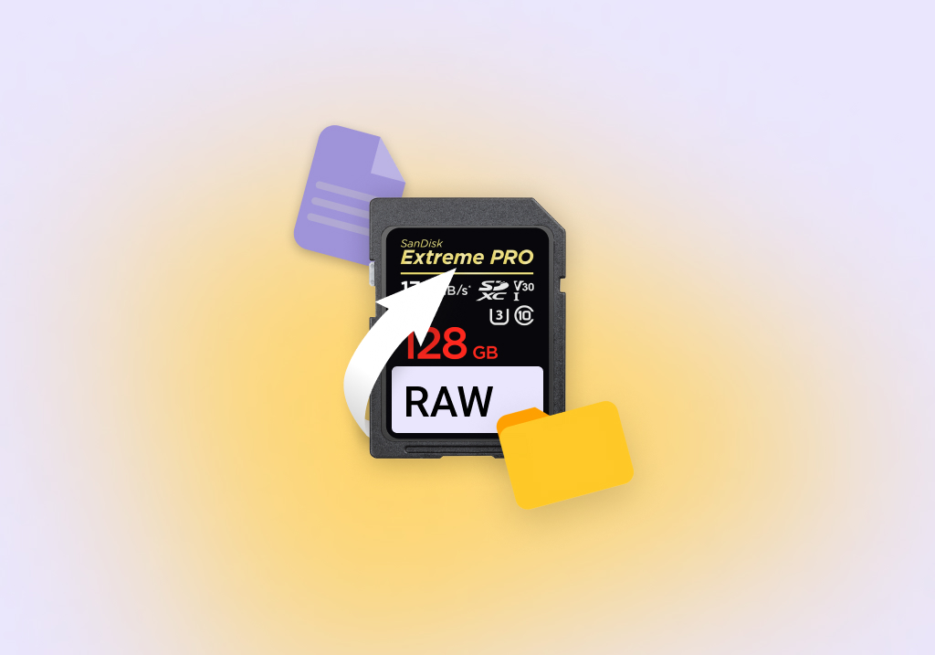 RAW Card Recovery: Data RAW SD Card