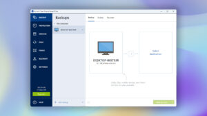 acronis cyber protect home office main window