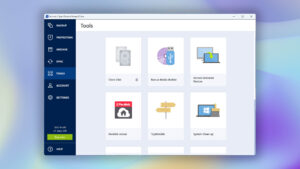 acronis cyber protect home office tools window