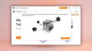 easeus todo backup security zone window